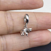 S925 silver pearl pendant accessories sterling silver concealer universal button cheese honeypot(without pearl)